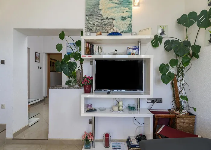 Luxurious In Arbanija With Jacuzzi Hébergement de vacances